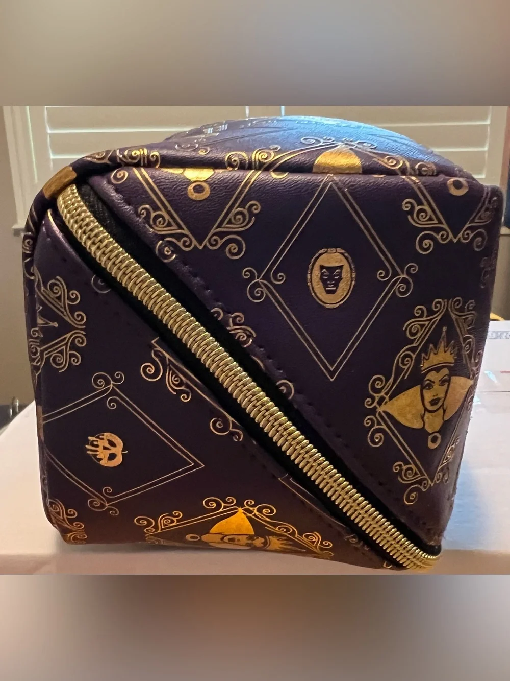 Bath & Body Works / Disney Villains Purple/Gold Make up bag